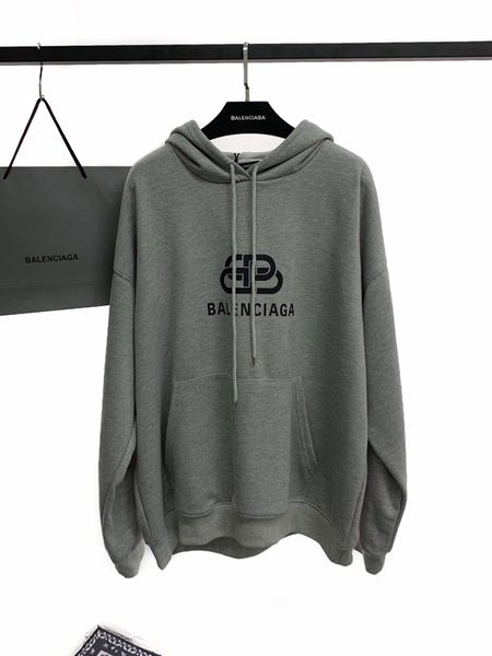 

20fw new arrival mens womens lovers classic designer hoodie sweatshirt cotton pullover balensc blca sweater streetwear winter clothes, Black;brown