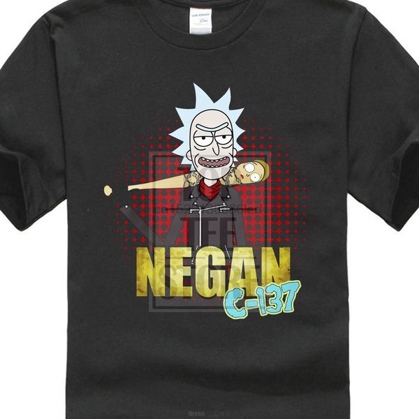 

negan с 137 тенниску рика морти twd смешного лусилл прогулка мертвого ти с19