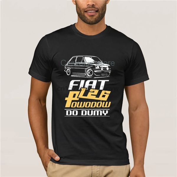 

men casual print t-shirt fashion fiat 126 powodow do dumy meska koszulka polska koszulki polski polish fashion summer t-shirt