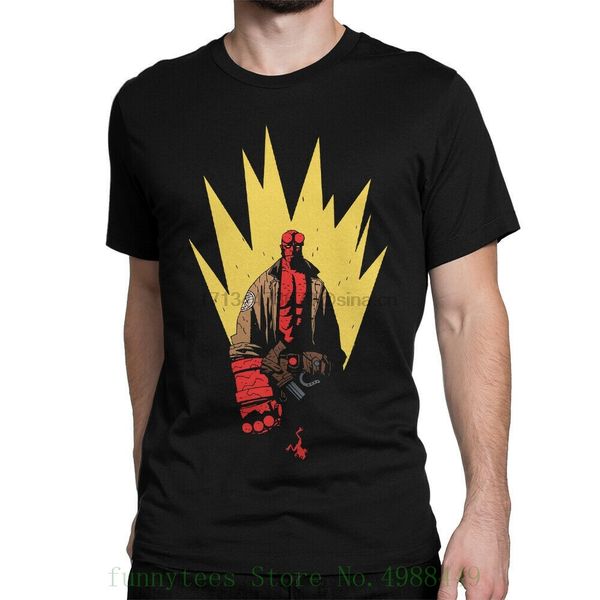 

hellboy graphic t shirt premium cotton tee men all sizes t shirt casual men clothing