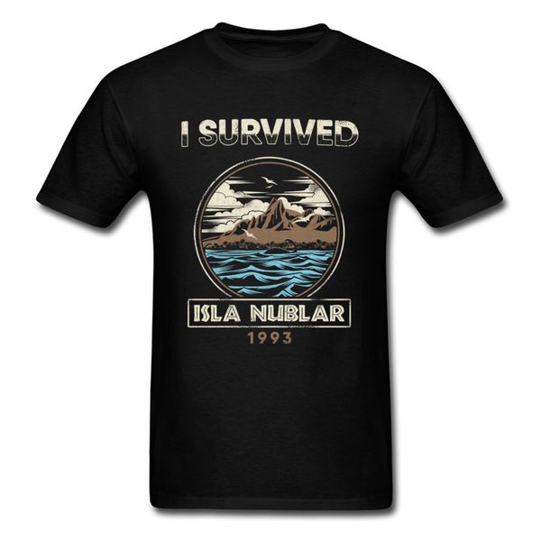 

isla nublar 1993 футболка парк юрского tshirt мужчины tshirt черный топы ти хлопок одежда урожай graphic workout рубашки