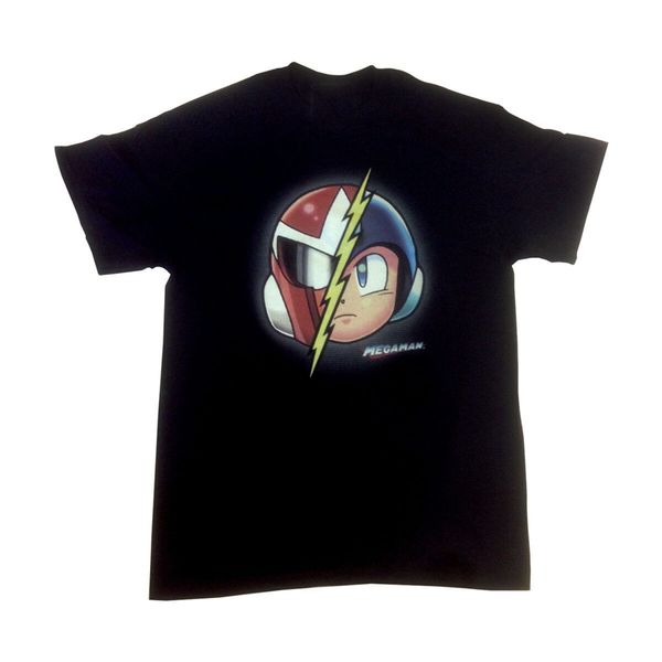 

mega man proto man t-shirt megaman break man cotton customize tee shirt