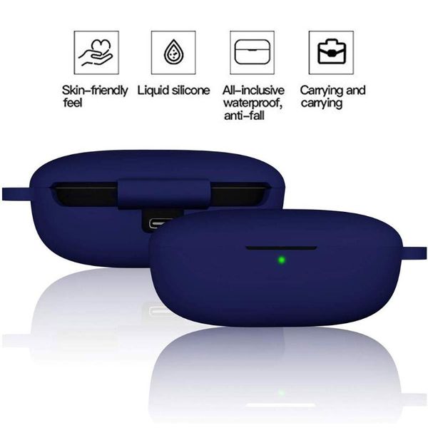 

anti-fall silicone earphone case protective cover shell f for anker soundcore life-p2 wireless bluetooth earphones accessory #y3 car