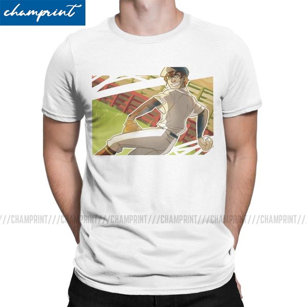 

novelty sawamura eijun t-shirt for men t shirts diamond no ace anime baseball sports manga short sleeve tees gift idea clothes