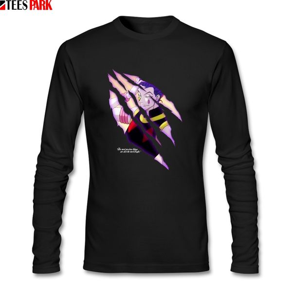 

hip hop hisoka cool hunters t-shirt men's cool 100% cotton tshirt clothes printed long sleeve t shirt for male