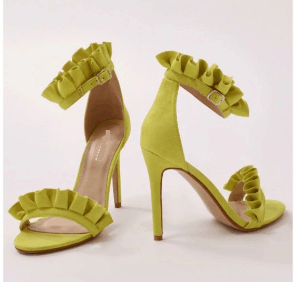 

charming2020 bian leaf lotus jie time hollow out dew toed night shop go excellent shoes high fine with cloth back zipper woman sandals, Black