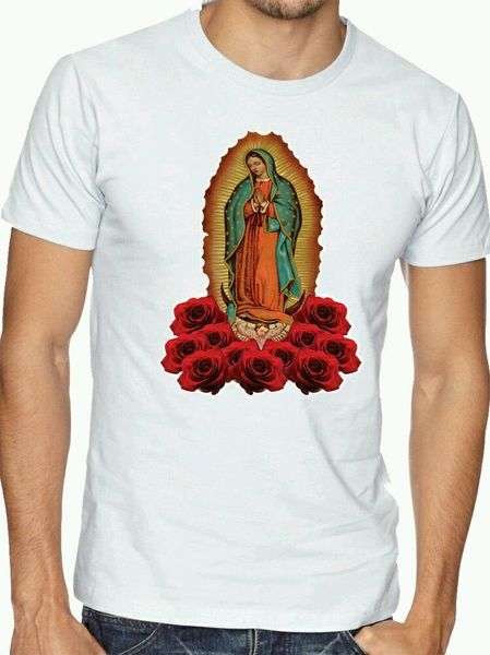 

12 t-shirts virgen de guadalupe mary maria virgin lot wholesale cool casual pride t shirt men fashion tshirt