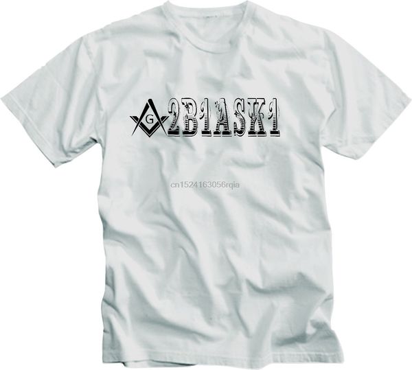 

ason shirt masonic 2b1ask1 hollow font square and compass front logo tshirt