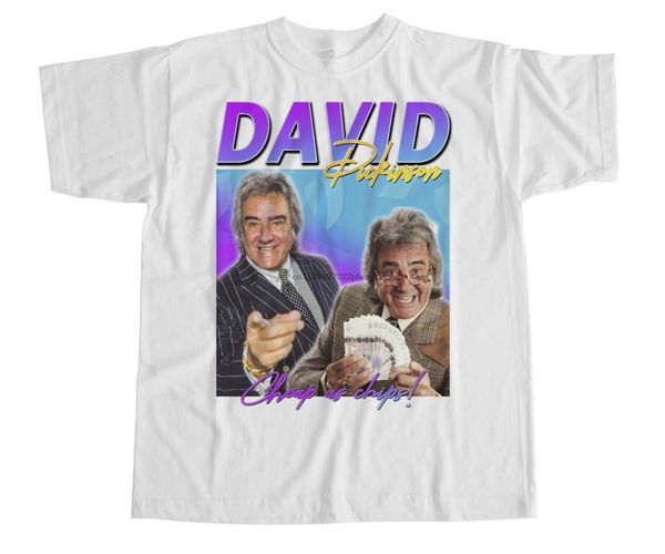 

david dickinson t shirt vintage style men t shirt