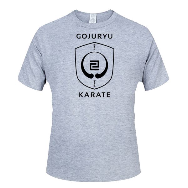 

2020 new casual men gold gojuryu karate summer fashion t-shirt men cotton o-neck short sleeve t shirts male
