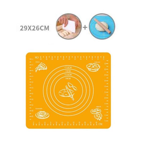 

non stick baking silicone mat rolling dough fondant icing pastry kitchen tool silicone baking mat pizza dough maker pastry kitch