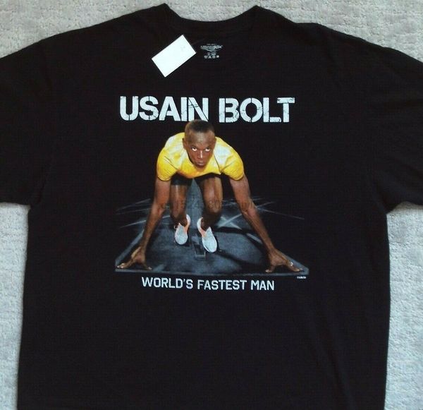 

usain bolt fastest man t shirt_ size 2xl _ new with tags_ officially licensed