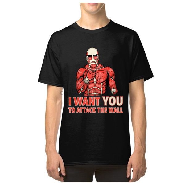 

summer funny t-shirt men uncle titan short sleeve t shirt uncle sam anime attack on titan o neck 100% cotton fabric mens tshirt