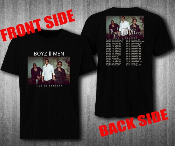 

boyz ii men tour 2020 live inconcert t-shirt all size tee