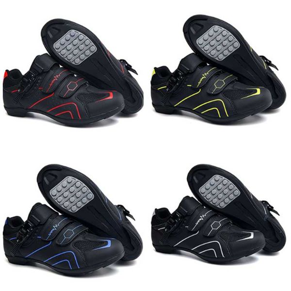 

men mountain bike cycling shoes outdoor sport professional road sneakers sapatilha ciclismo mtb hombre self-locking shoe, Black