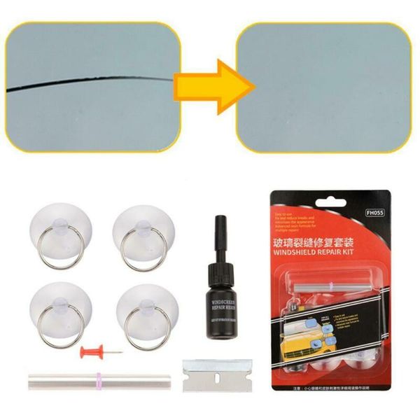 

set glass repair tool fillers auto windscreen kit for chip&crack restore