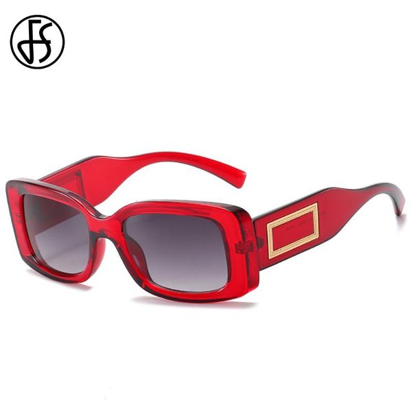 

fs 2020 fashion sunglasses women 2020 retro red green men small square frame uv400 punk sun glasses driving shades, White;black
