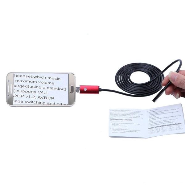

borescope usb camera endoscope 8mm 2m/5m/10m 2 in 1 otg micro usb endoscopic inspection camera with 6 led for android/win7/8/10