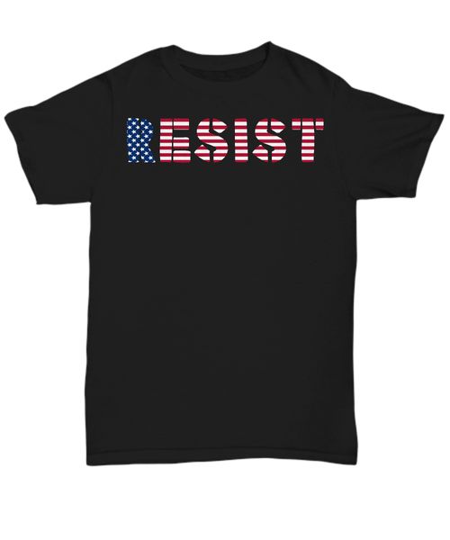 

2018 fashion esist flag text political t-shirt - teetee shirt