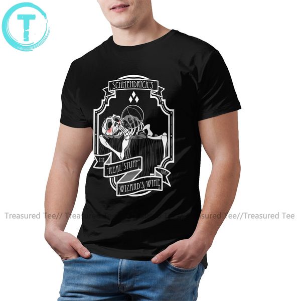 

skeleton unicorn t shirt schmendrick wizard wine t-shirt short sleeves cute tee shirt plus size printed tshirt