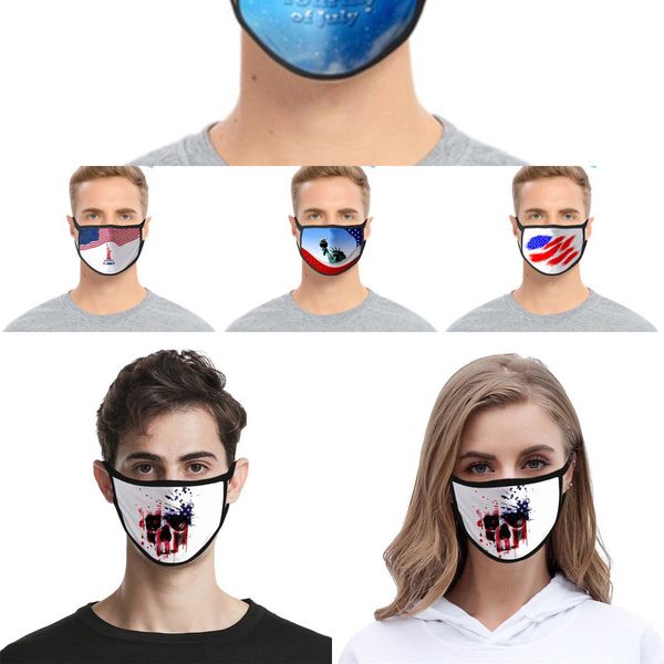 

print double layer mask foral face dustproof anti-uv designer masks fashion women men mout 9tu0