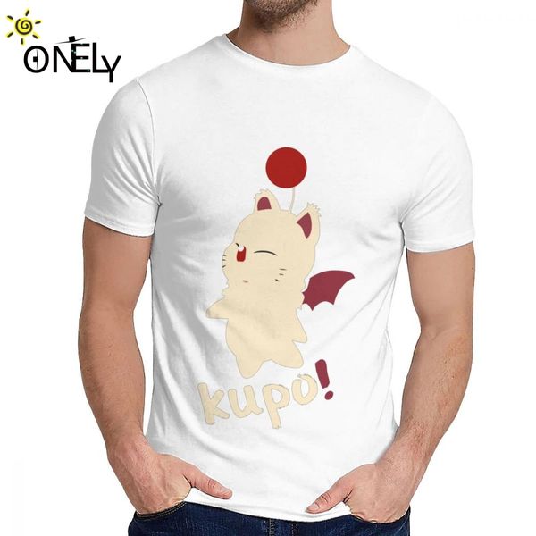 

good cotton final fantasy kupo t shirt men streetwear quality classic o-neck homme tee shirt