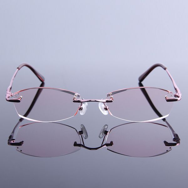 

diamond quality glasses luxury women reading high fashion eyeglasses brand ladies eyewear rimless presbyopic trimmed designer ntirq, White;black