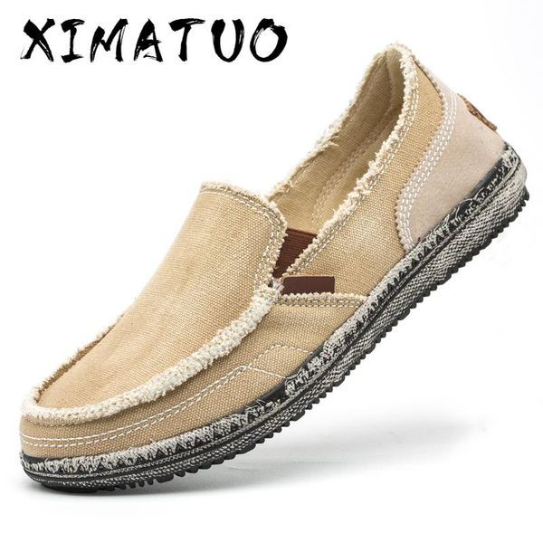 

new men canvas shoes loafers men casual shoes brand comfortable spring autumn fashion breathable male, Black
