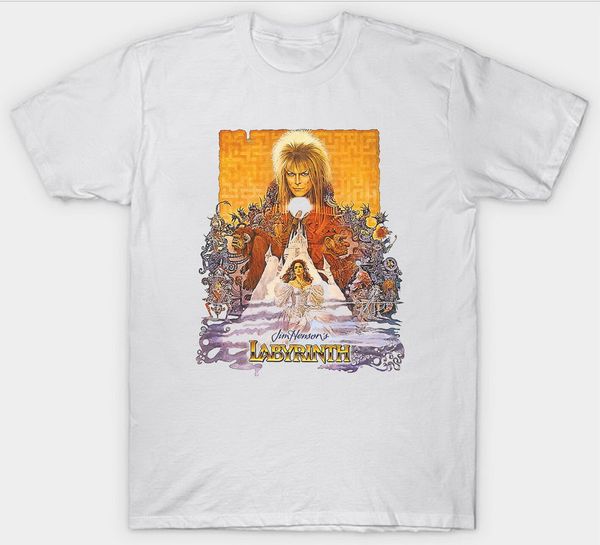 

labyrinth t shirt cult film movie 1980's fantasy retro vintage david bowie new funny tee shirt