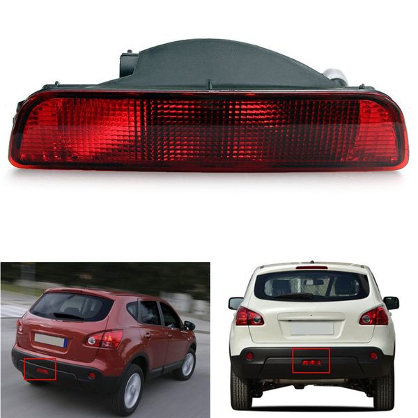 

1pcs car rear tail central bumper reflector fog light lamp rear reverse lights for qashqai 2007-2013