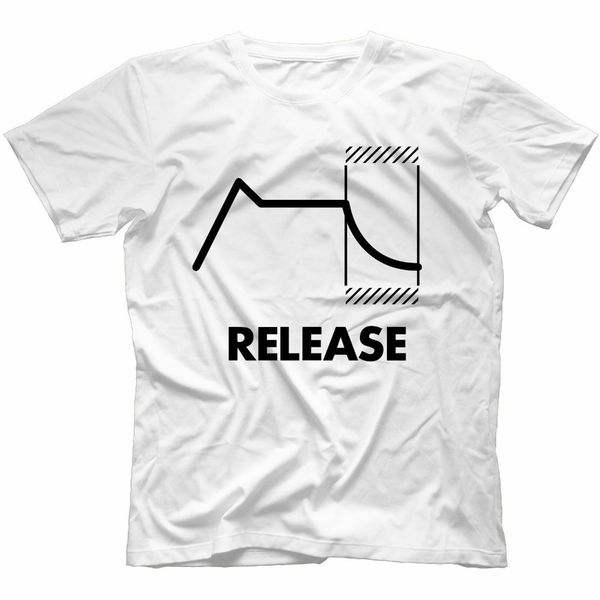 

release synth esiser t-shirt 100% cotton envelope retro synthesizer men's new fashion o-neck stylish my t shirt