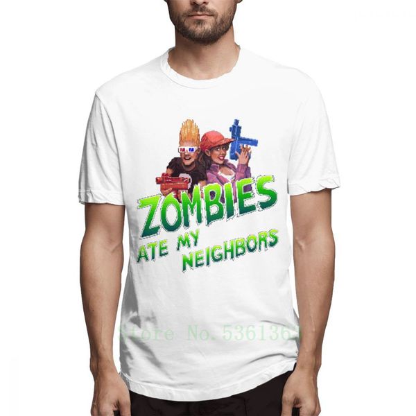 

breathable super nes video game zombies ate my neighbors t shirt latest s-6xl plus size cotton o-neck tee shirt
