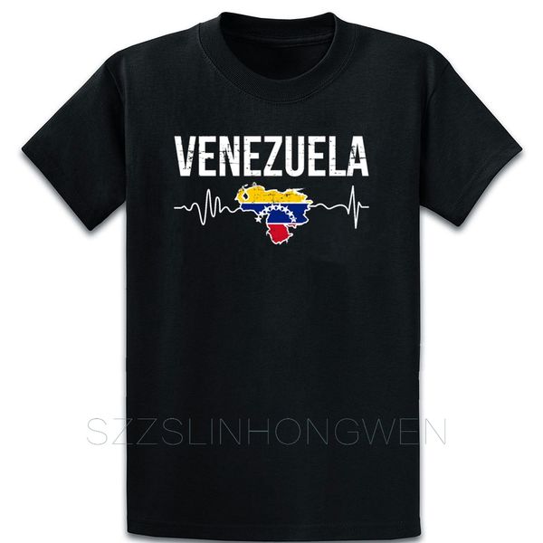 

im american my heartbeats for venezuela t shirt tee shirt building crew neck customized fitness summer cool male shirt