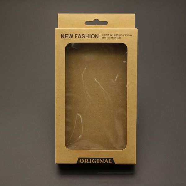 

plain kraft brown paper retail package box with insert for phone case iphone 5s 4s 6s plus samsung galaxy s4 s5 s6 edge note 2 3 4