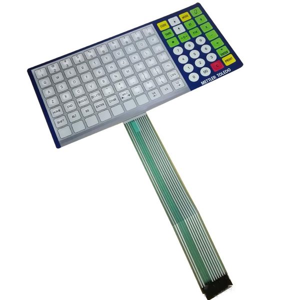 

new original bcom-t2a scale printer keyboard film (english version) for mettler toledo bcom overlay