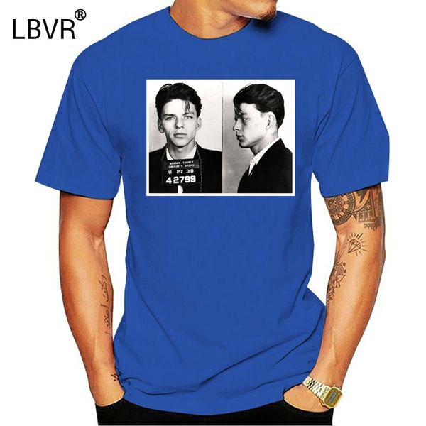 

frank sinatra retro arrested celebrity mugsvintag men's t shirt size s - 3xl christmas gifts tee shirt
