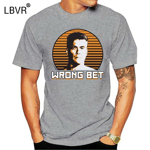 

новый awol жан-клод ван дамм wrong bet white men t-shirt размер s-5xl