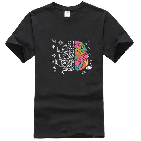 

harajuku geek brain t shirt men science chemistry biology geography streetwear math physics cool t-shirt funny tee shirt homme