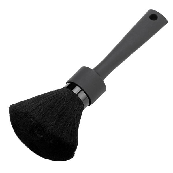 

professional salon barber hair cutting style neck duster dust cleaning brush black, Silver