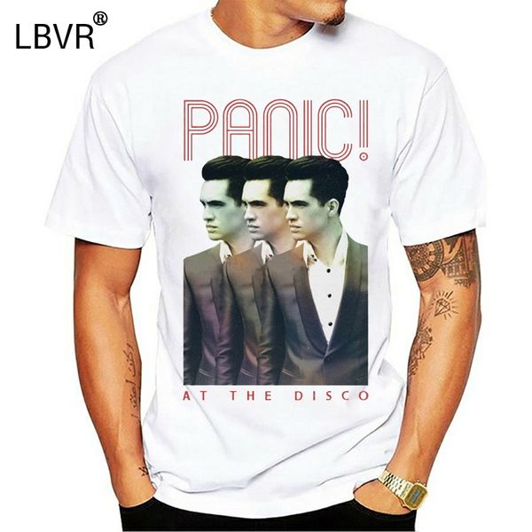 

panic at the disco eeing triple' womens fitted t-shirt - new &amp official