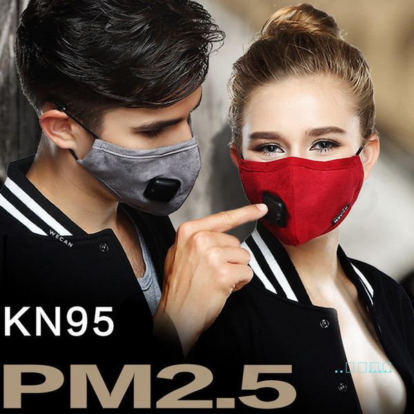 

унисекс ткани маски фильтр рм2,5 замша с valve face mask 2 фильтры пылезащитные рта маски против пыли хлопок защитная крышка d327051
