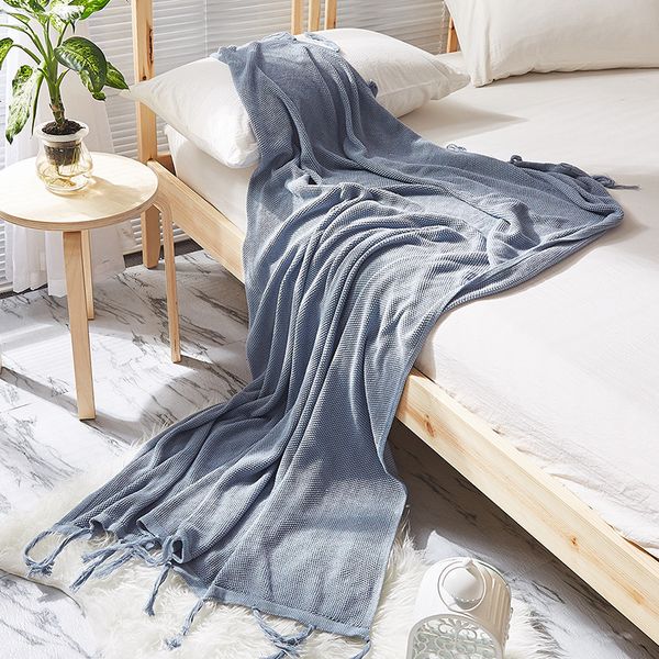 

new knitting blanket tassel casual blanket sofa cover home soft