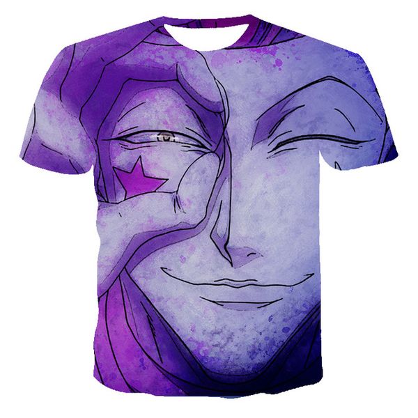 

men hunterx breathable printing anime 3d print shirts plus size aesthetic hentai men clothing