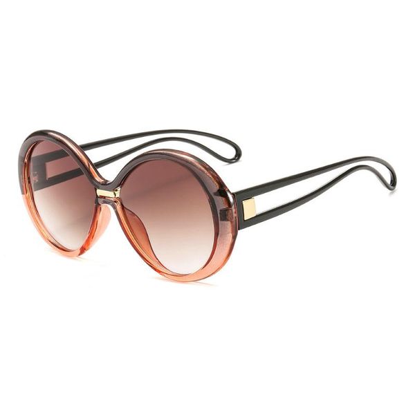 

sunglasses 2021 round vintage designer hollow wide leg shades uv400 men sun glasses for women female gradient nx, White;black