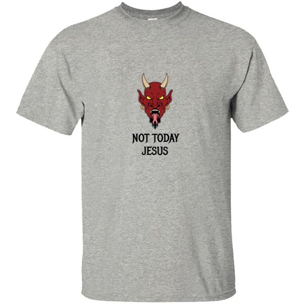 

смазливая сатана не сегодня иисус сатанист атеист дьявол тенниски девочка мальчик юмористической мужские футболки o-образный вырез футболка