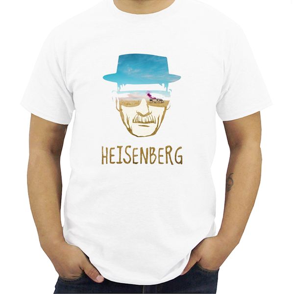 

new arrivals breaking bad men t-shirt fashion heisenberg printed t shirt short sleeve o-neck funny animal tee streetwear