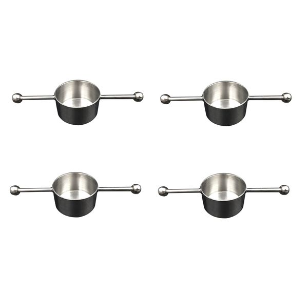 

4шт из нержавеющей стали 30 мл шейкер виски джиггер мера смешивание кубок