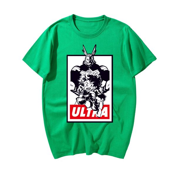 

fashion japanese anime my hero academia t shirts man casual short sleeve t shirt funny cotton cartoon my hero academia t-shirt