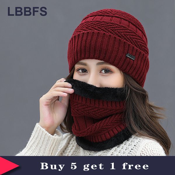 

lbbfs] fashion coral fleece winter beanies hats scarf for womens soft warm breathable wool knitted winter cap no042, Blue;gray