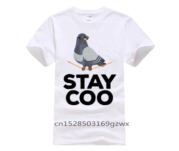 

trendy creative graphic t shirt stay coo bird birding funny cool 2019 summer casual o neck loose summer t shirt for men